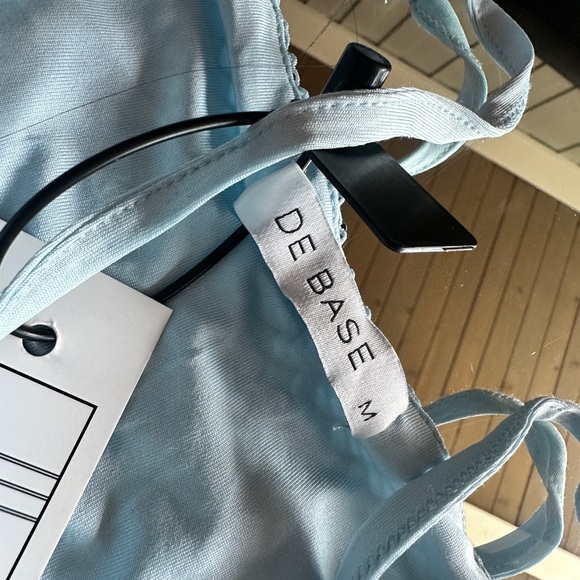 Debase De Base Rhinestone Fishnet Crystal Mesh Overlay Maxi Dress M Blue - Picture 10 of 14